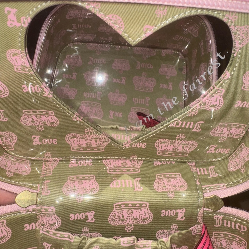 Rare Juicy Couture Velvet Cosmetic Case Y2K - Picture 6 of 10